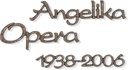 Inschriftplatte Opera aus Bronze und Aluminium