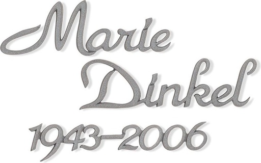 [ST-SK-SZ047] Bronze-Inschrift Dinkel für Grabmal