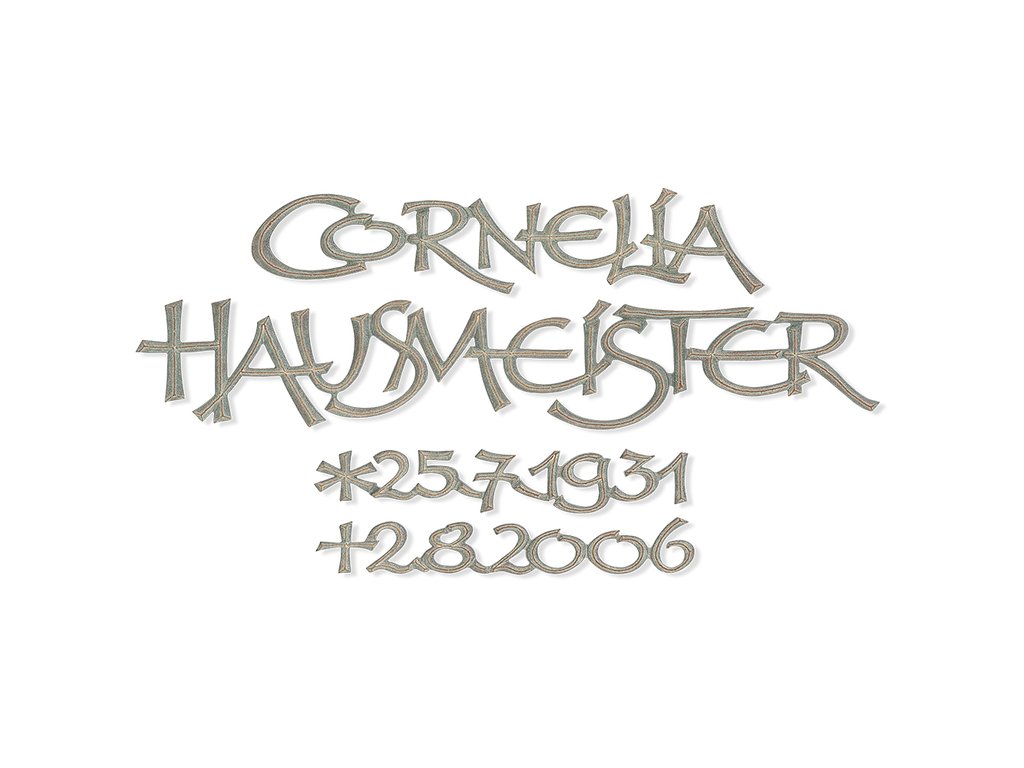 [ST-SK-SZ050] Náhrobný nápis Cornelia z bronzu, 6–9 mm