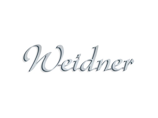 [ST-SK-SZ069] Náhrobný nápis Weidner z nehrdzavejúcej ocele