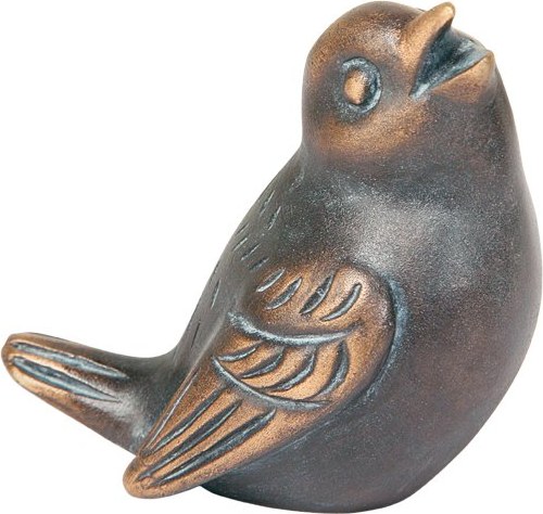 [ST-SK-TIER04] Bronze Vták für Grabmal, 7×7×5 cm oder 9×5×6 cm
