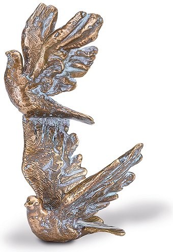 [ST-SK-TIER09] Bronzová socha vtákov na náhrobok, 5–11 cm