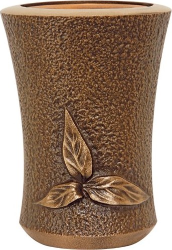 [ST-SK-VASE03] Nástenná váza na náhrobok, bronz, výška 11–20 cm