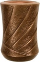 Wandvase für Grabmal, Bronze, Höhe 11 oder 20 cm