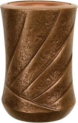 [ST-SK-VASE05] Nástenná váza na náhrobok, bronz, výška 11 alebo 20 cm