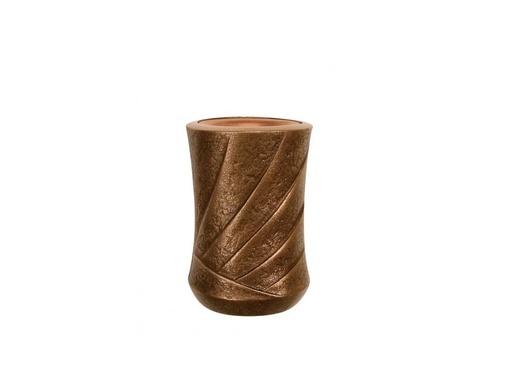 [ST-SK-VASE05] Nástenná váza na náhrobok, bronz, výška 11 alebo 20 cm