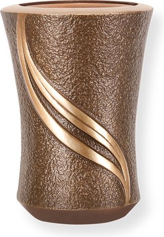 Nástenná váza na náhrobok, bronz, výška 11–20 cm