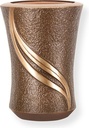 Nástěnná váza na náhrobek, bronz, výška 11–20 cm