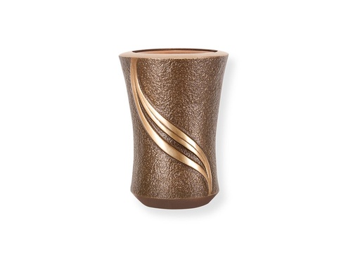 [ST-SK-VASE13] Nástenná váza na náhrobok, bronz, výška 11–20 cm