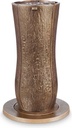 Bronzová zapustená váza na náhrobok, výška 24 cm
