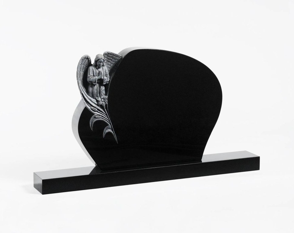 große Inschriftplatte Nr. 101 – schwarzer Granit