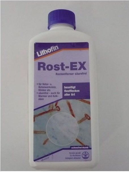 Lithofin Rost-EX – Odstraňovač škvrn od hrdzavenia