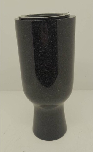 [MG-AV376-12/25] Žulová cintorínska váza AV376 čierna