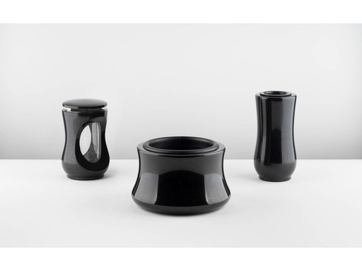 [MG-V25MINI-M22-L28MINI] Cintorínsky komplet č. 10B – Váza, lampáš a miska