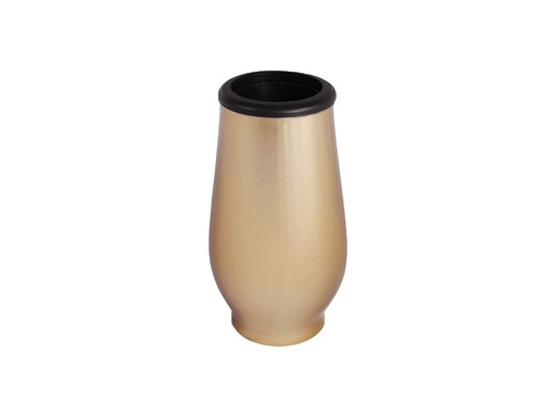 [A439/BRO] Ovale kleine Vase Ø 95 mm (Bronz)