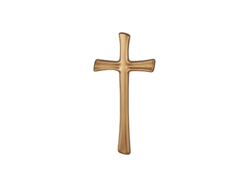 [A1333/BRU] Flaches, geformtes Kreuz 13 (Bronze)