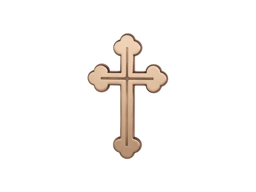 [A1360/BRO] Kleeblattkreuz 20,5x13 (Bronz)