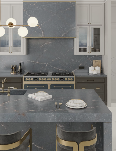 Silestone Parisien Bleu (1,2 cm výrobek)