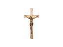 Flaches, geformtes Kreuz mit Jesus, 40