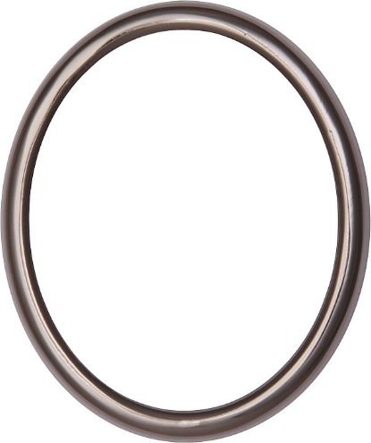 [A3970/11X] Ovaler Rahmen Schwarzgold (11x15 cm)
