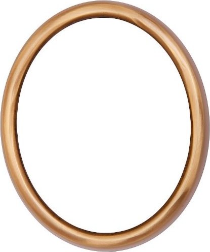 Rámik oválny bronz