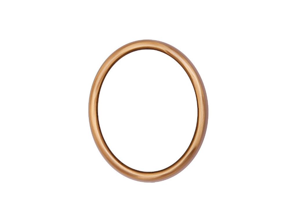 Rahmen oval Bronze