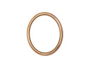 Rahmen oval Bronze