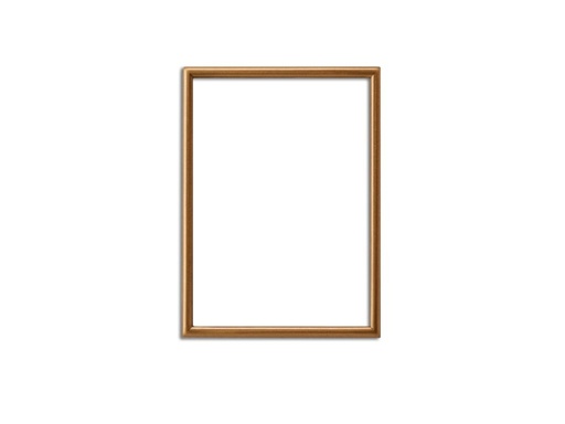 [A3985/11X] Viereckiger Rahmen Schwarzgold (11x15 cm)