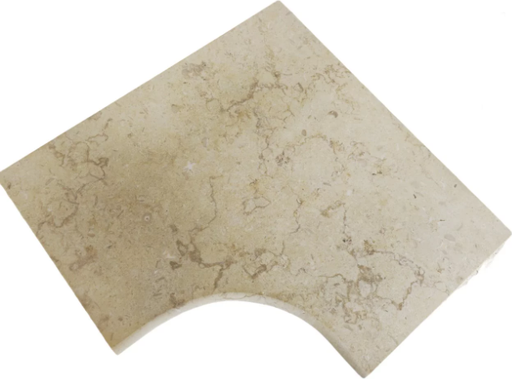 [3217] Bazénový lem – roh Vápenec Siena Antik Omílaný 60x35x2 cm
