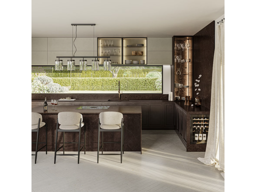[6312] Silestone Château Brown