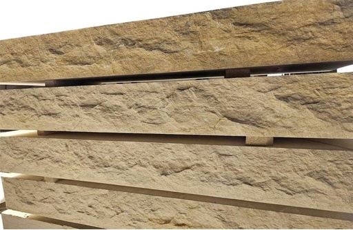 [4171] Schod masív Vápenec Siena Antik omieľaný 130x35x15 cm