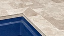 Poolrandsteine Travertin Light Mix