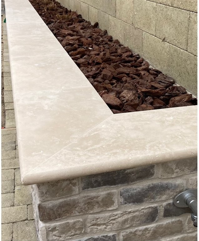 Parapet Travertín light mix