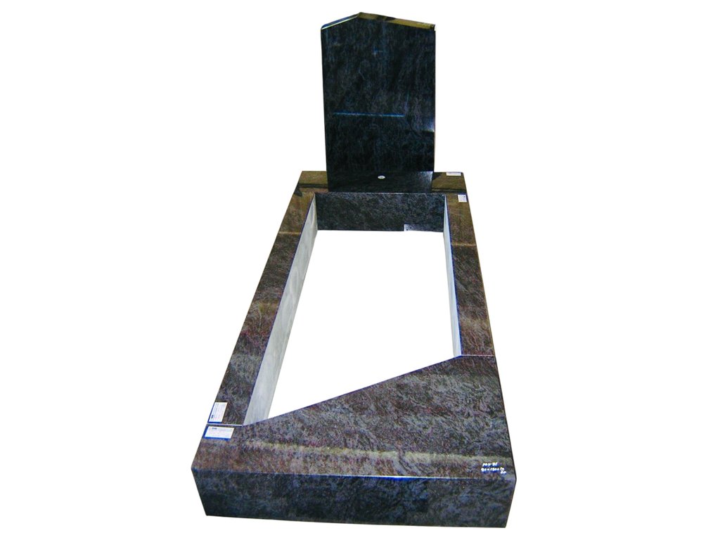 Einzelgrab Granit Vizag Blue