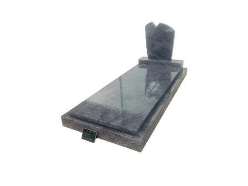 [4264] Einzelgrab Granit Vizag Blue