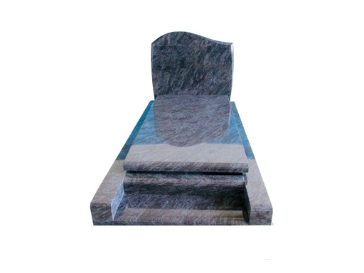 [4265] Einzelgrab Granit Vizag Blue
