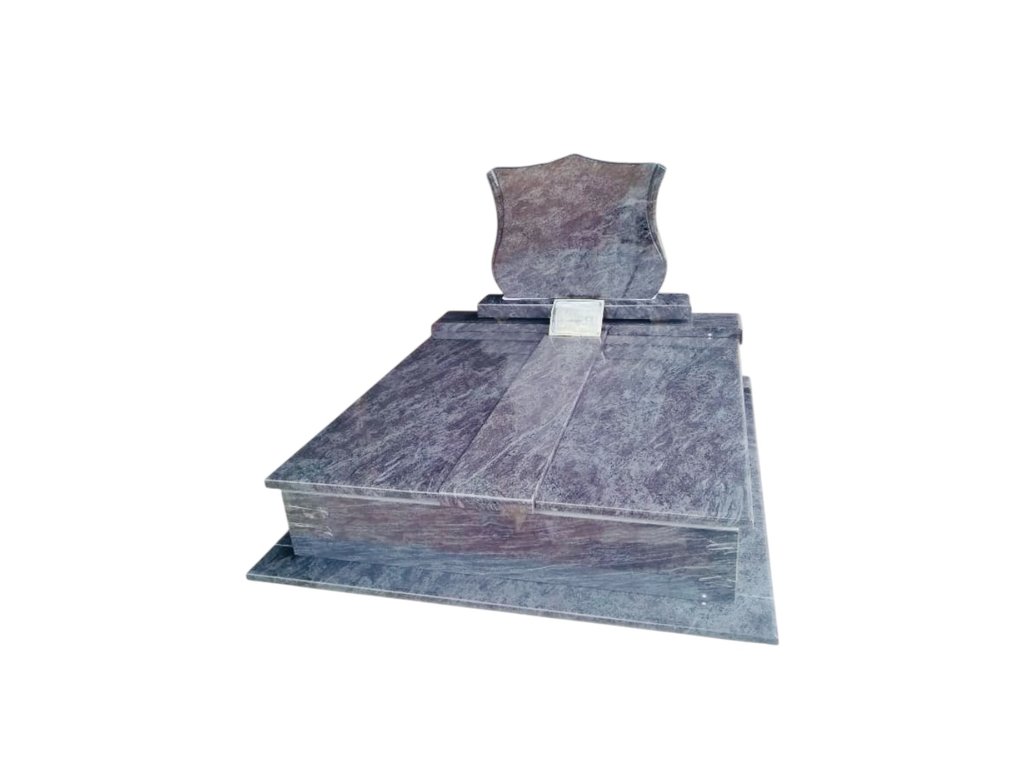 Doppelgrab Granit Vizag Blue
