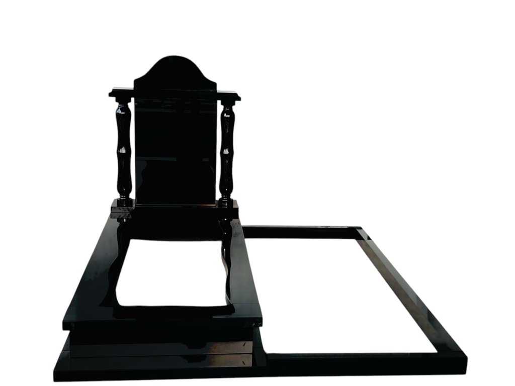 Doppelgrab Granit Nero Assoluto