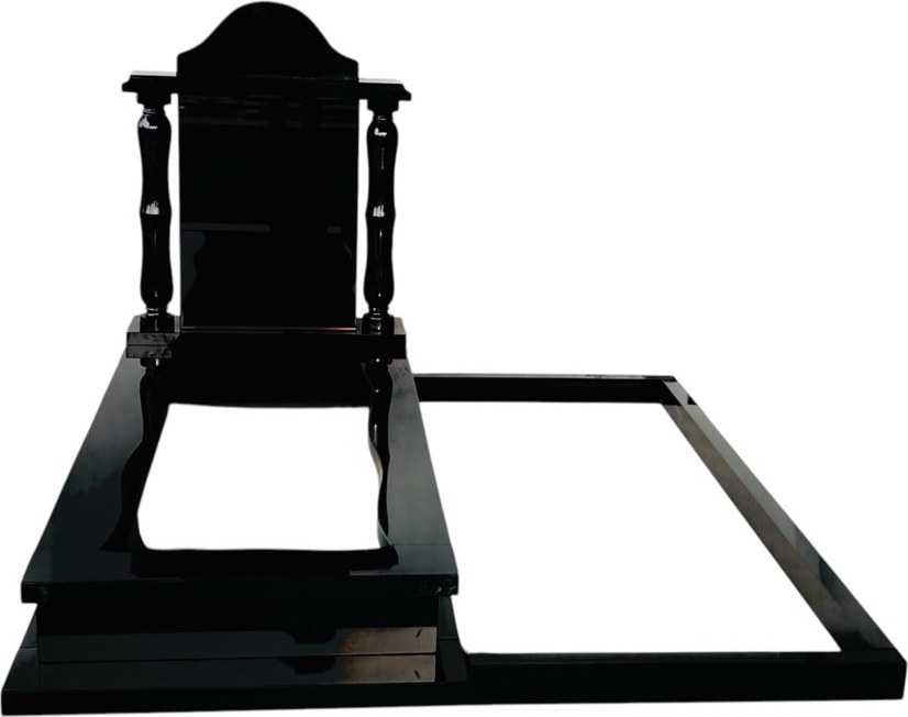 Doppelgrab Granit Nero Assoluto