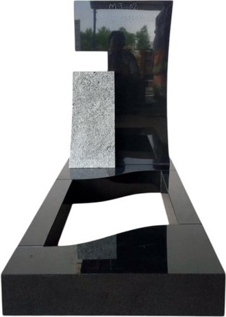 [4290] Urnový pomník Viscount White - Nero Assoluto