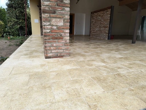 [4296] Pflaster Siena Antik, getrommelt, 60x40x2 cm