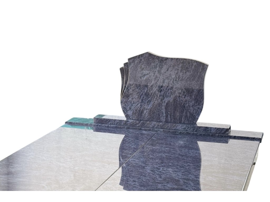 Doppelgrab Granit Vizag Blue